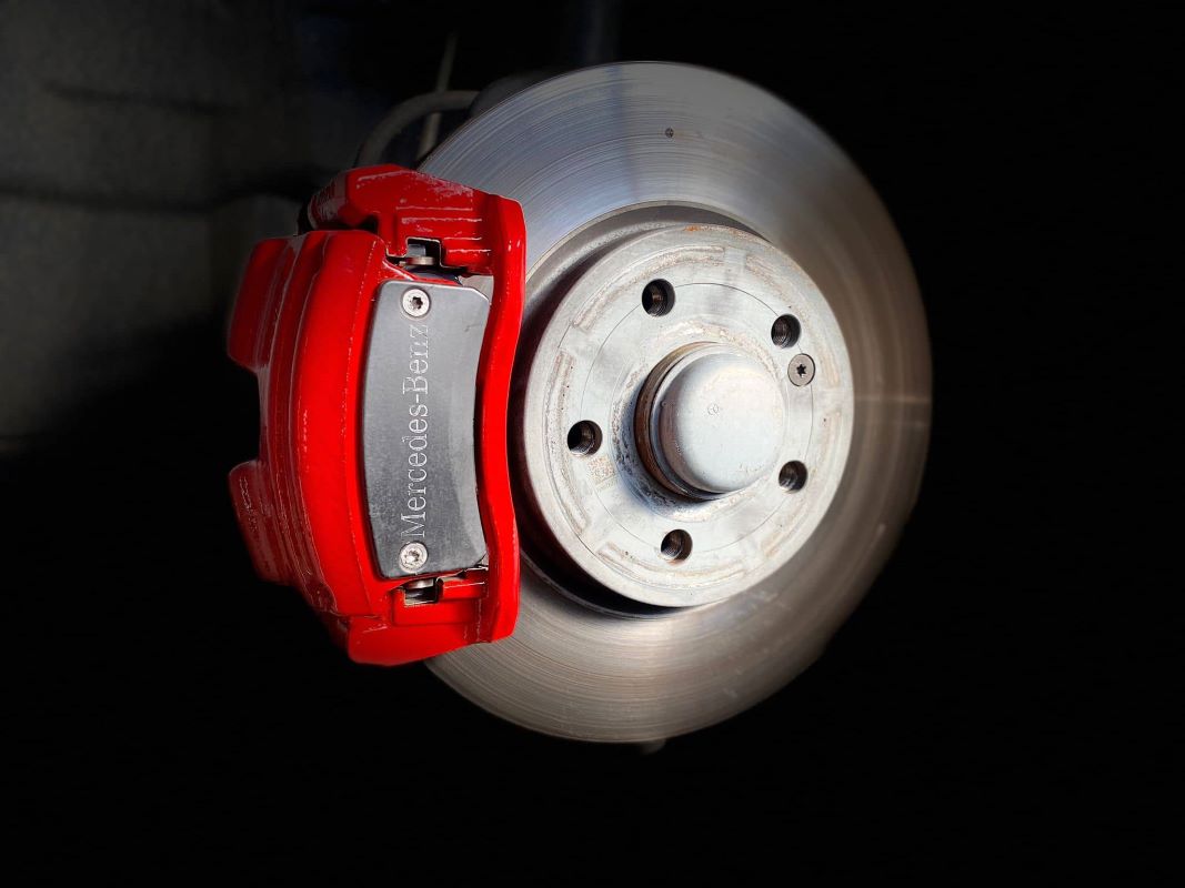 mercedes brakes rossi personalizzazione verniciatura