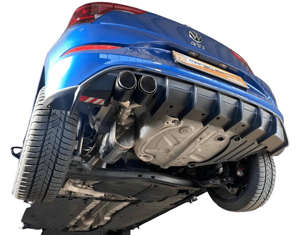 polo gti 2.0 finale silenziato con valvola con telecomando wireless manzo racing