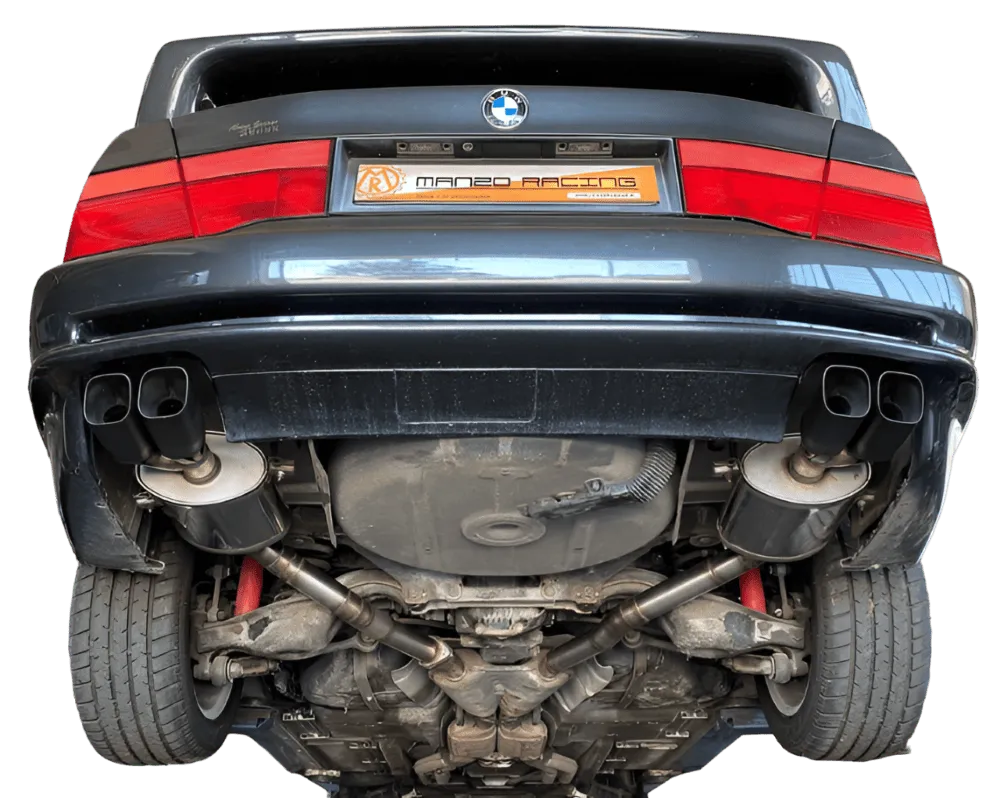 scarico bmw 850i 12 cilindri restauro completo